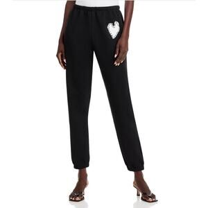 Aqua x Kerri Rosenthal Heart Sweatpants